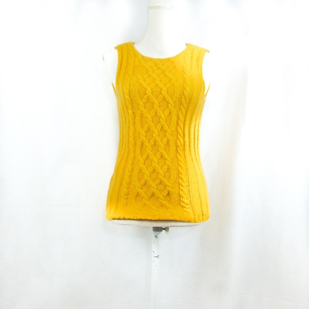 Loro Piana Cashmere yellow tank